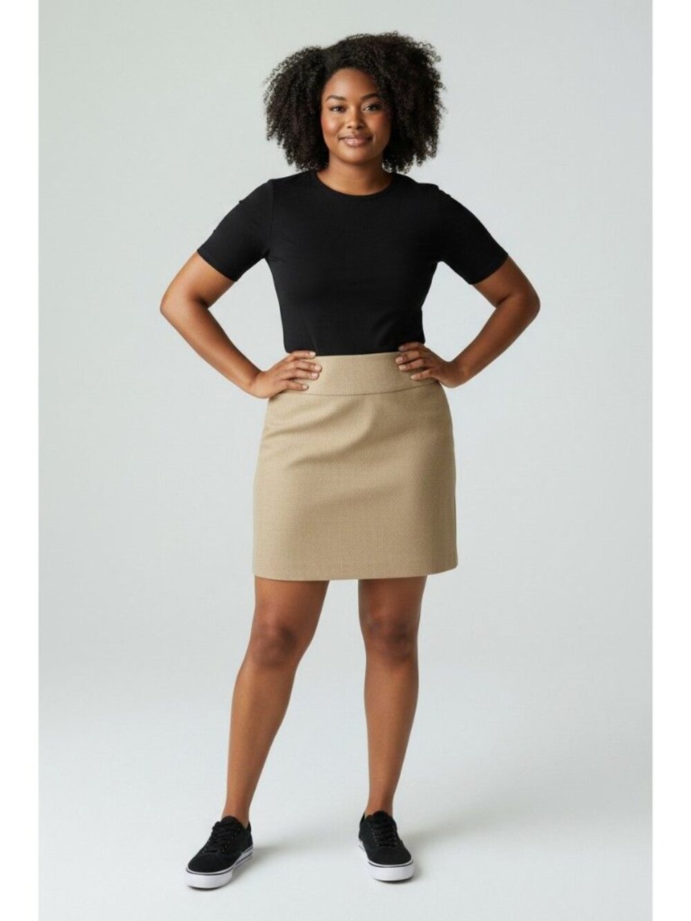 UP! Women's Tummy Control Skort Pull on Color tan Size XXL new with tag